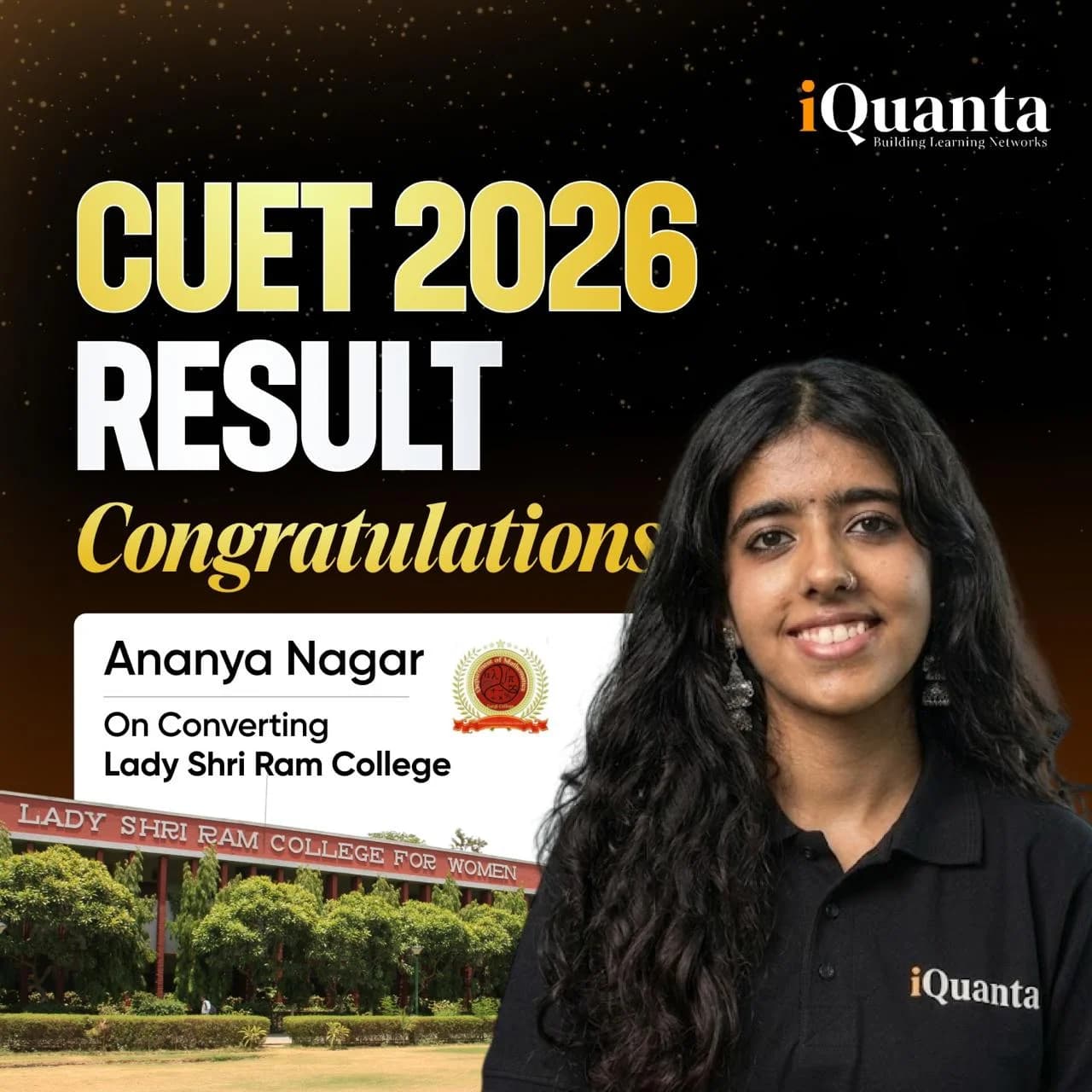 Ananya Nagar - iQuanta CUET Topper