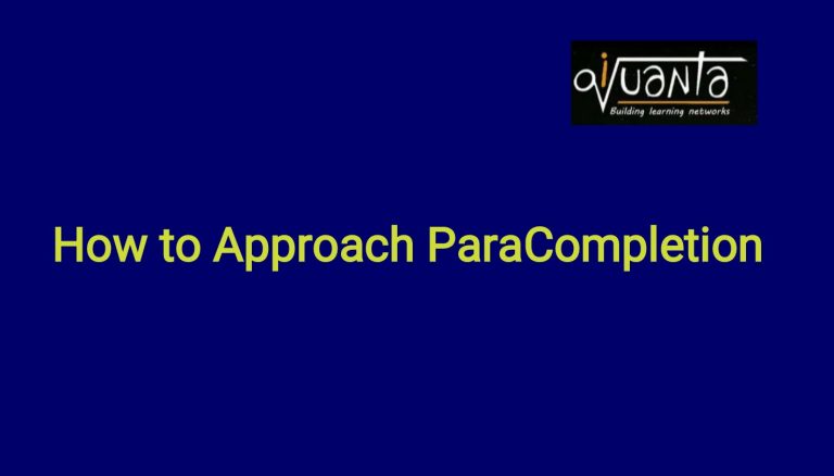 How to Approach ParaCompletion