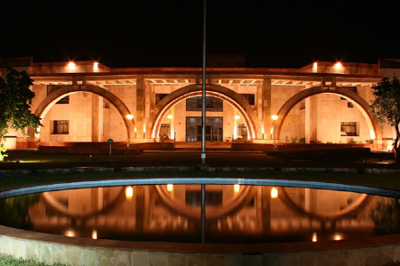IIM Indore Campus view at night