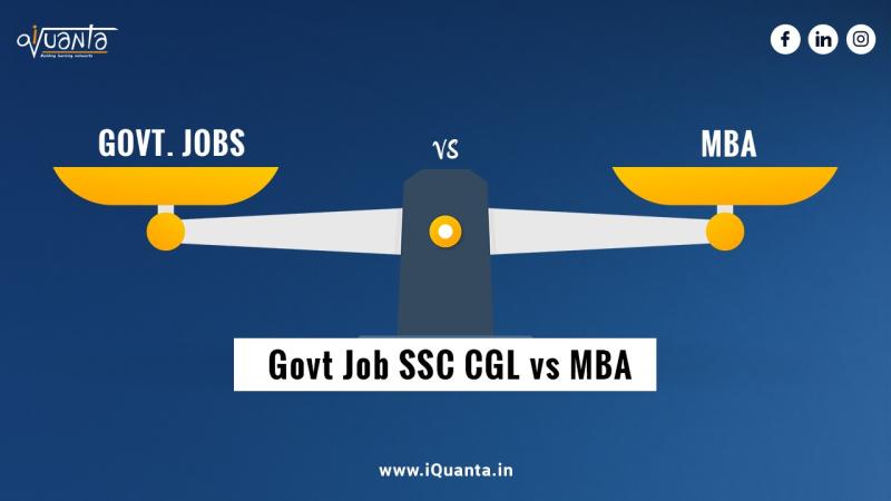 SSC CGL vs MBA