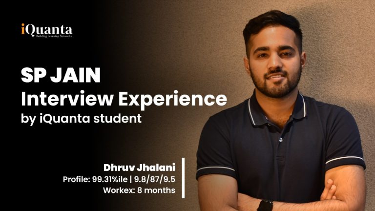 SP Jain Interview experience of Dhruv Jhalani