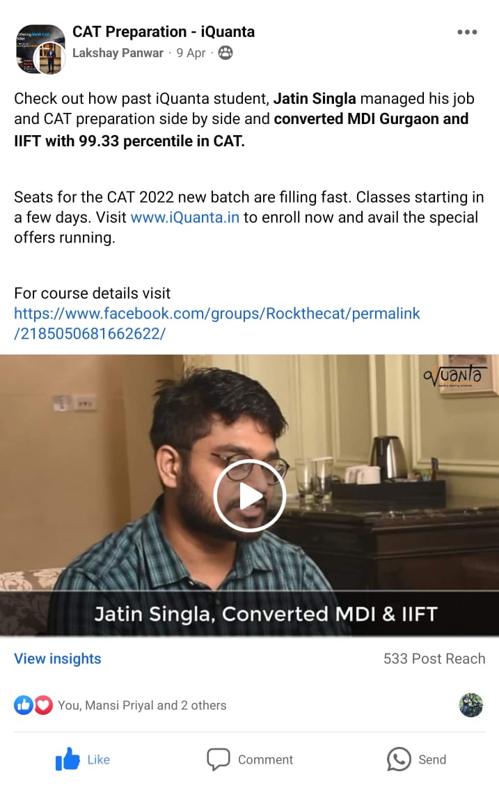 iQuanta's XAT+IIFT 2023 Course – How and Where to Prepare From