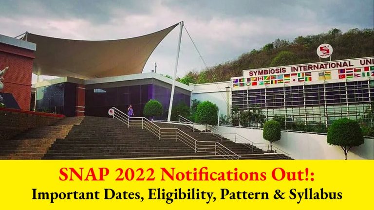 SNAP 2022 Notifications Out!: Important Dates, Eligibility, Pattern & Syllabus