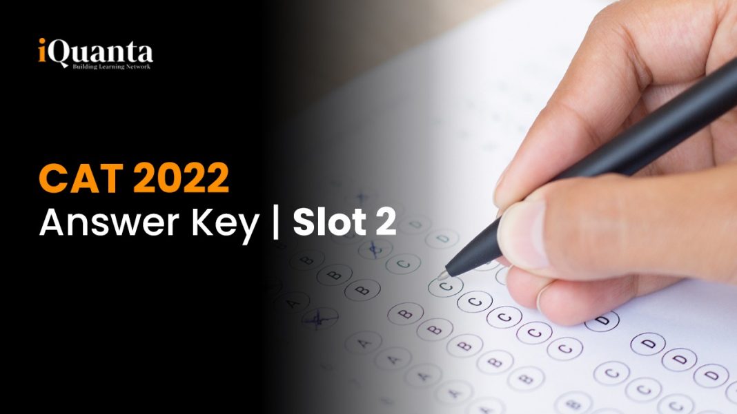 CAT 2022 Slot 2 Answer Key iQuanta