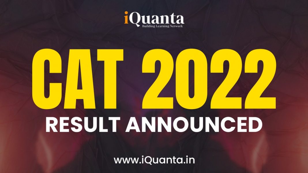 CAT 2022 Result Out!