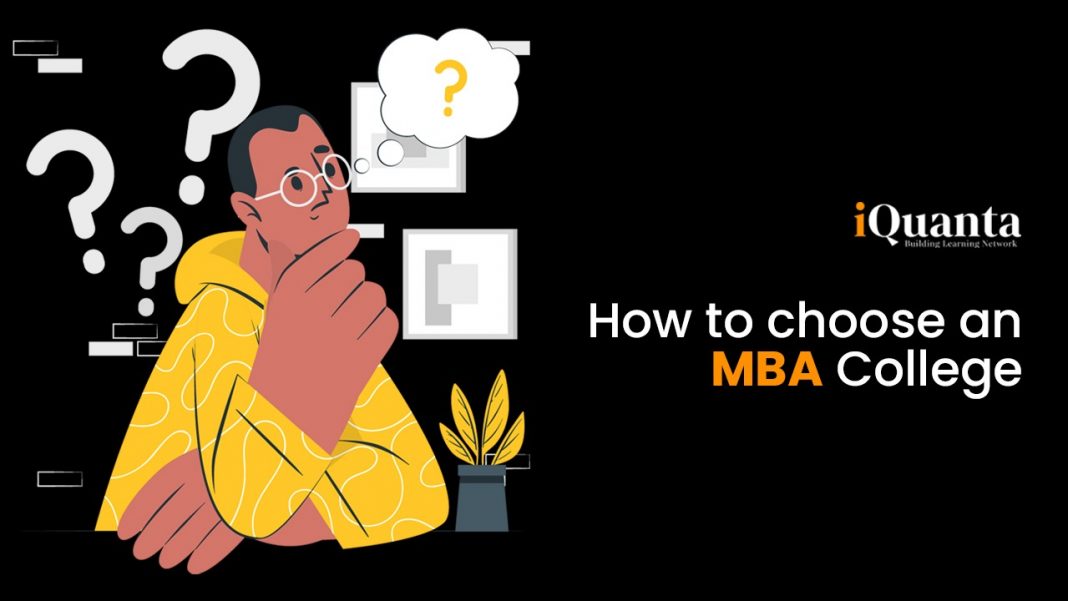 Guy thinking best MBA college
