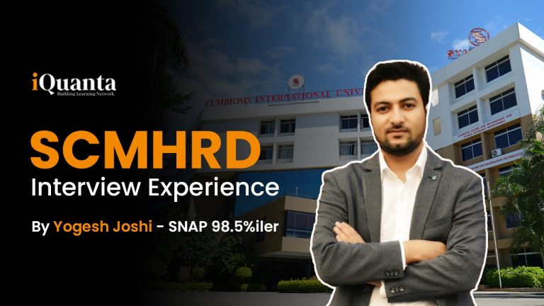 SCMHRD Interview Experience