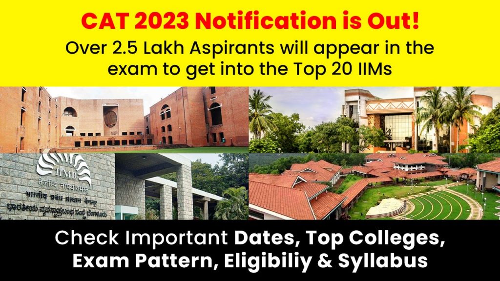 CAT 2023 Notification Out!