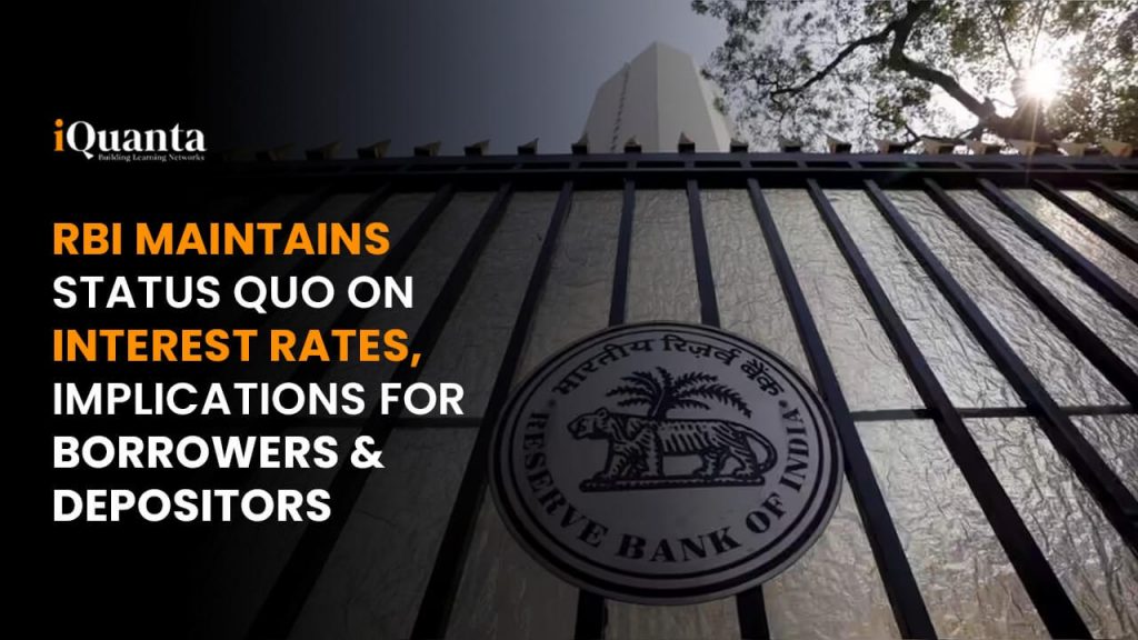 RBI Maintains status quo on interest rates