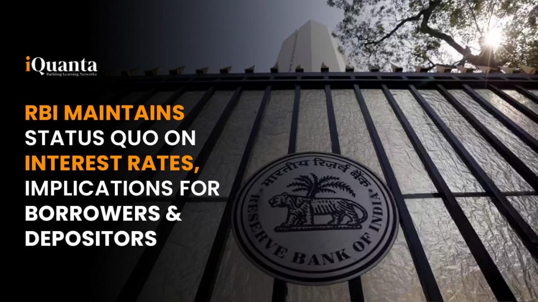 RBI Maintains status quo on interest rates