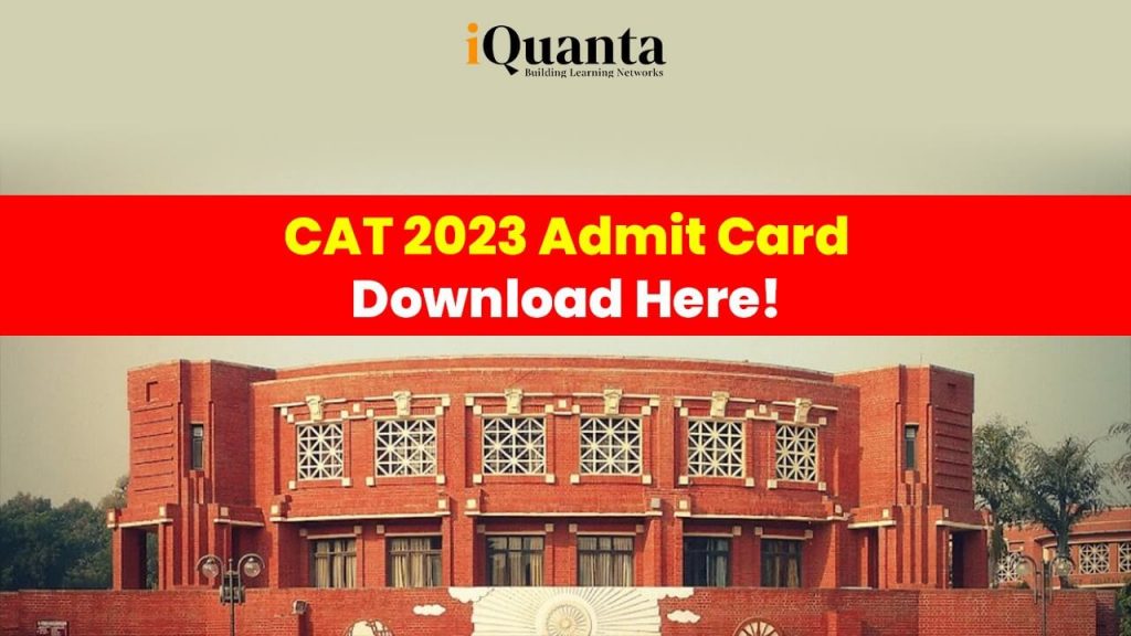 CAT 2023 Admit Card Download