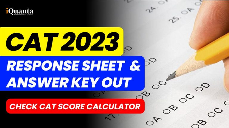 CAT 2023 Response Sheet & Answer Key Out : Check CAT Score Calculator