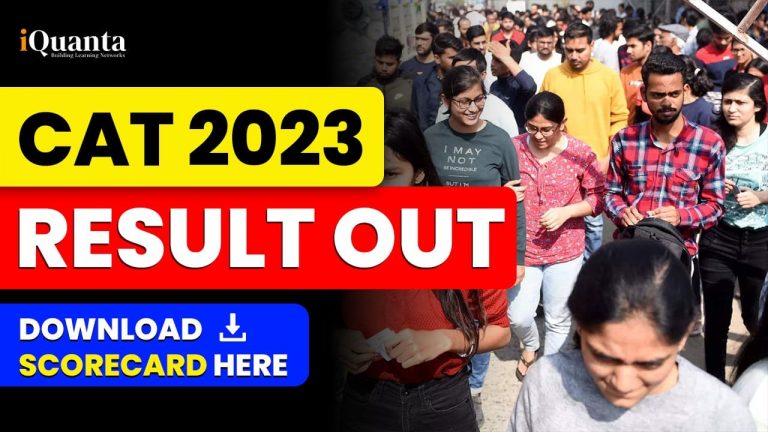 CAT 2023 Results Out : Download Scorecard Here!