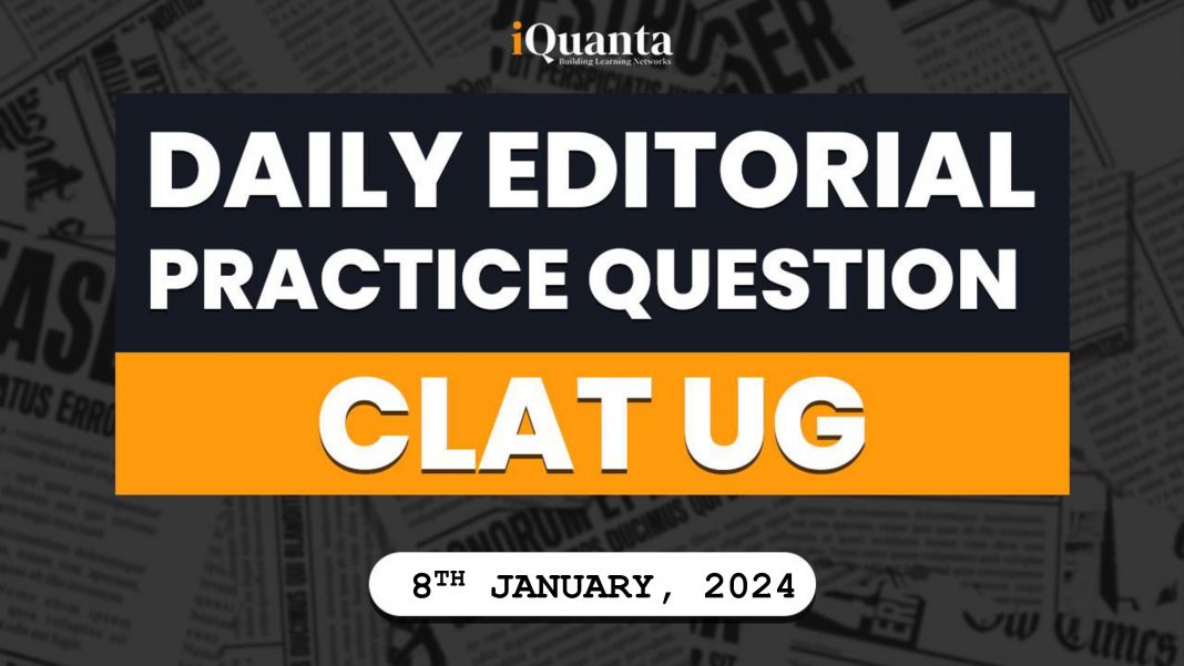Daily Editorial CLAT UG
