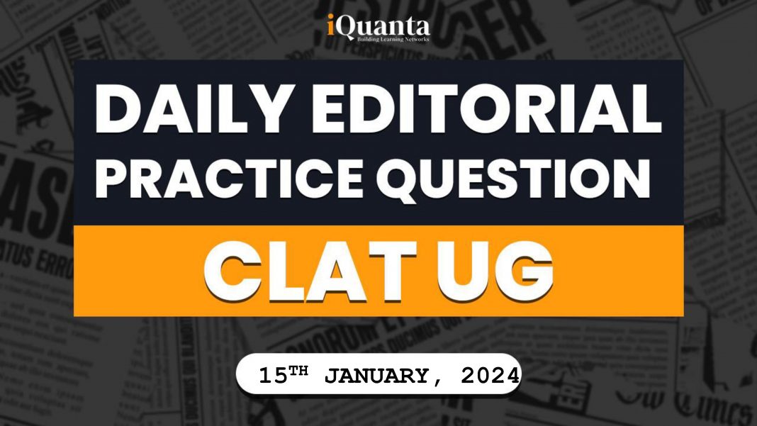 Daily Editorial CLAT