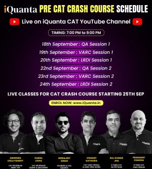 60 Days to CAT Schedule with iQuanta CAT Crash Course - iQuanta