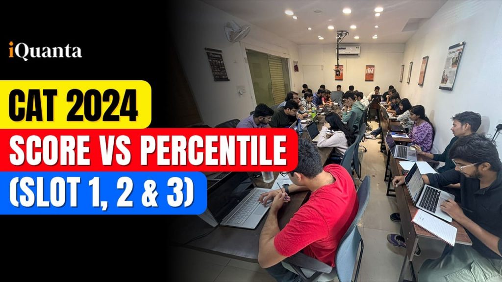 CAT 2024 Score Vs Percentile for Slot 1, 2 & 3 Released - iQuanta
