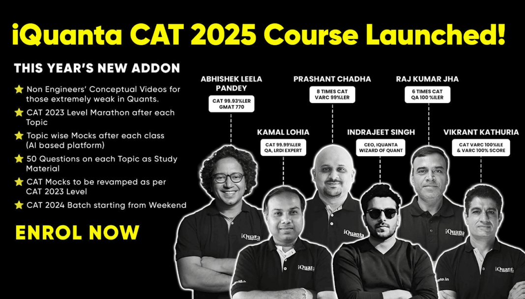CAT 2025 Course Launched by iQuanta Course Structure & Details iQuanta