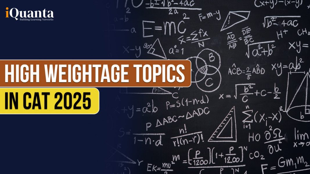 High Weightage Topics in CAT 2025 - iQuanta