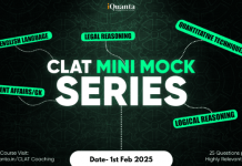 CLAT Mini Mock Series by iQuanta: 1st February 2025 CLAT Mini Mock