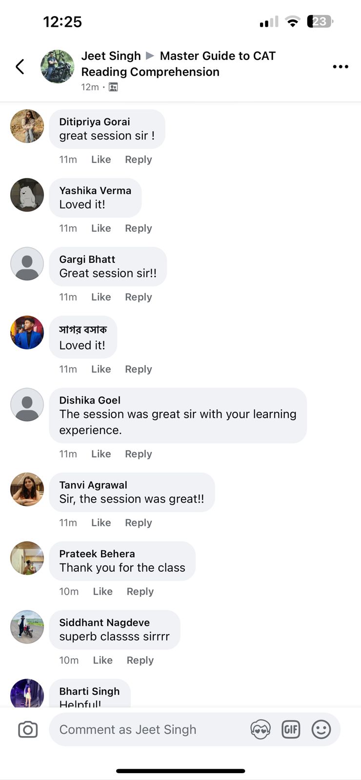 iQuanta’s CAT Course 2025 First Class Feedback - iQuanta