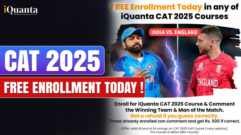 Get iQuanta CAT 2025 Course for Free Today - iQuanta