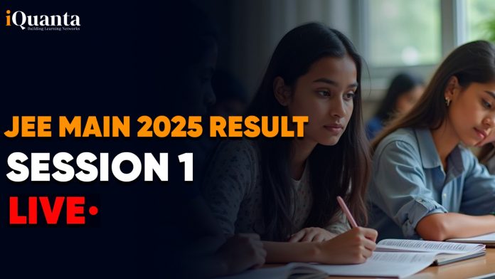 JEE Main Result 2025 Session 1