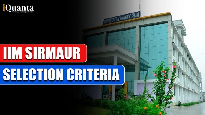 IIM Sirmaur Criteria