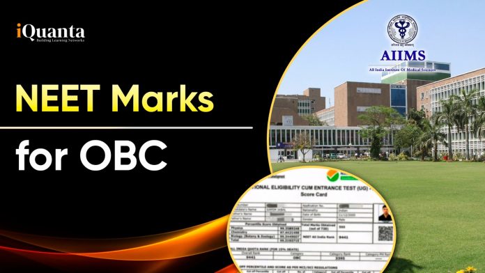 NEET Marks for OBC