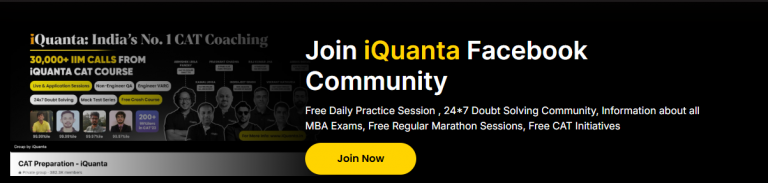 Free Resources for CAT 2025 - iQuanta