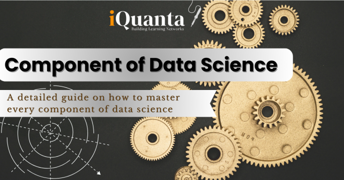 Description of the image relating to components of data science.