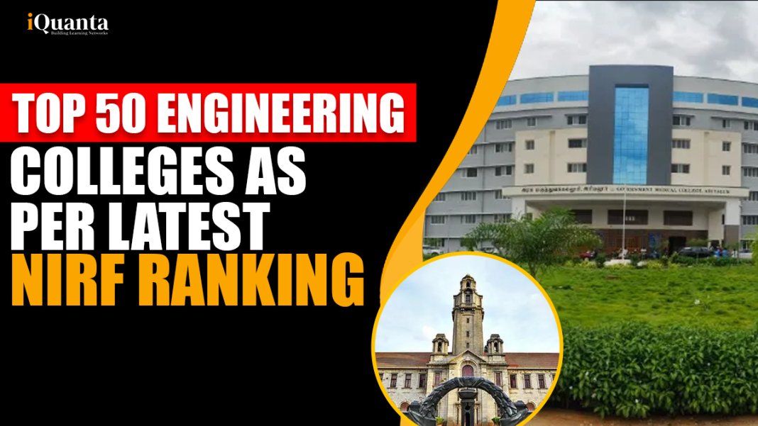 Top 50 Engineering Colleges as per Latest NIRF Ranking - iQuanta