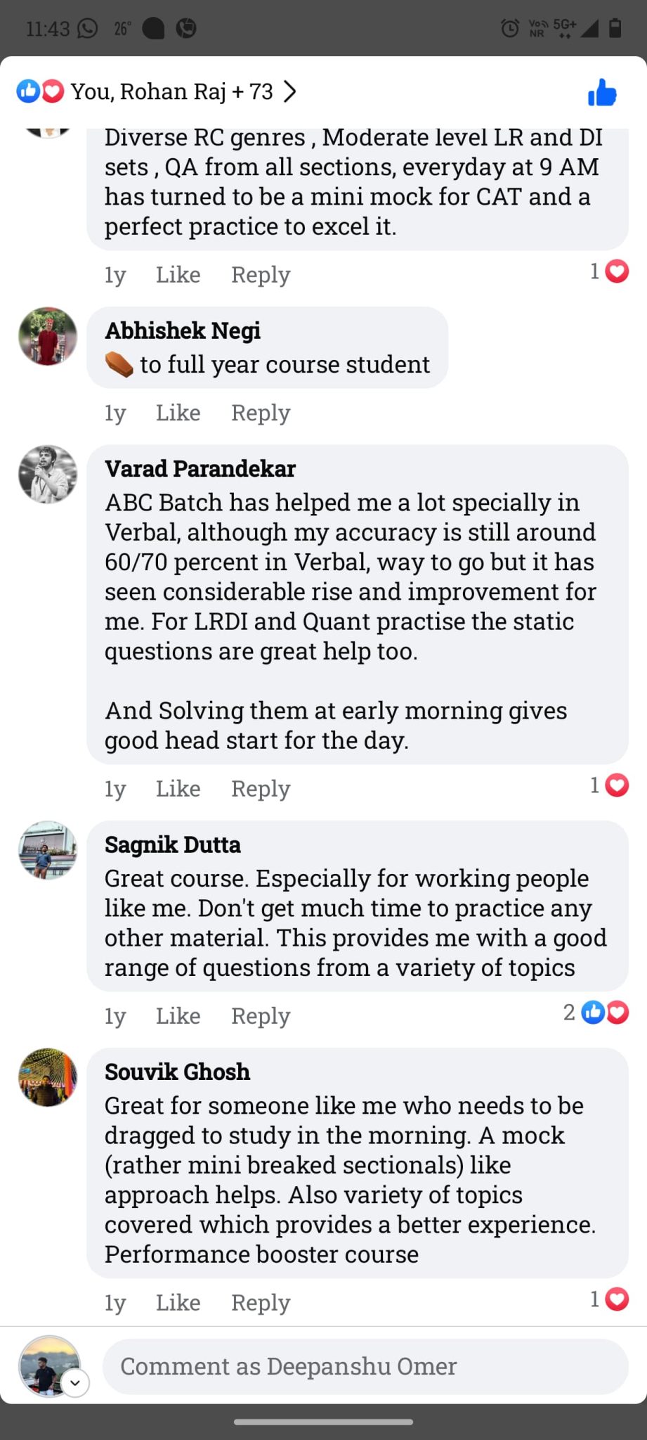 CAT 2025 Practice Questions - 8500+ CAT Level Questions - iQuanta