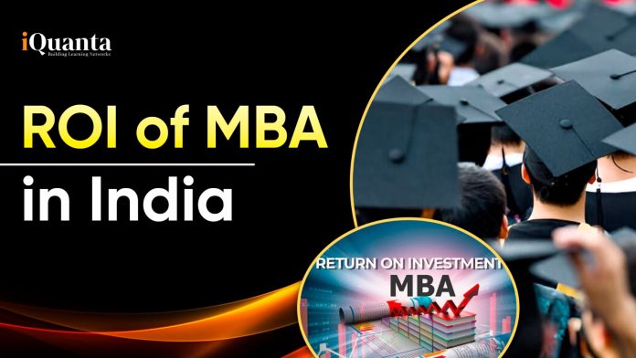 RoI of MBA in India