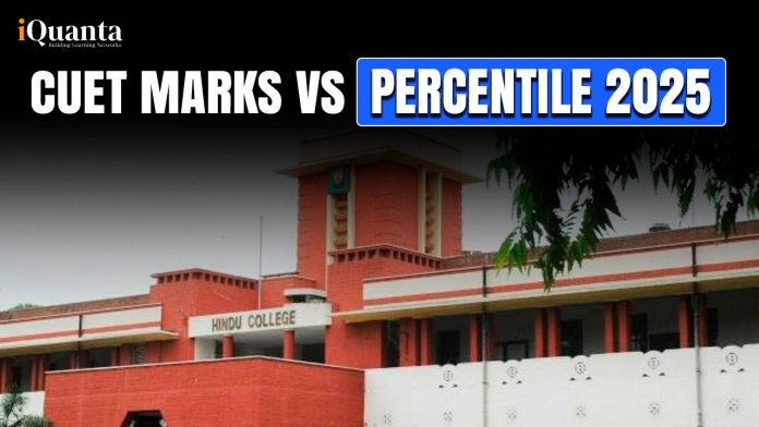 CUET Marks vs Percentile 2025