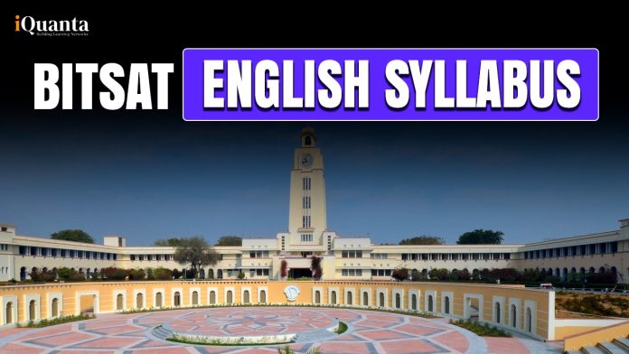 BITSAT English Syllabus