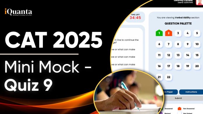 CAT 2025, Mini-mock-Quiz-9