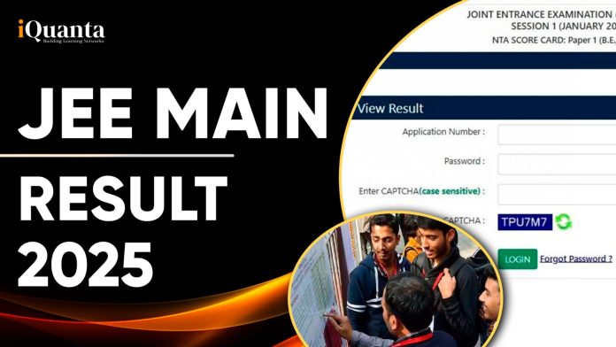 JEE Main Result 2025 Out
