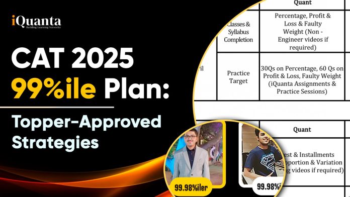 All Set to Achieve a 99 Percentile in CAT 2025? Know the Topper's Strategy
