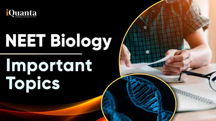 NEET Biology Important Topics 2025