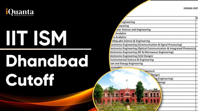 IIT ISM Cutoff