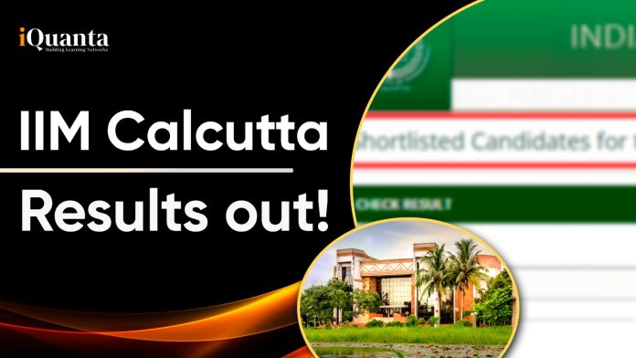 IIM Calcutta Result 2025