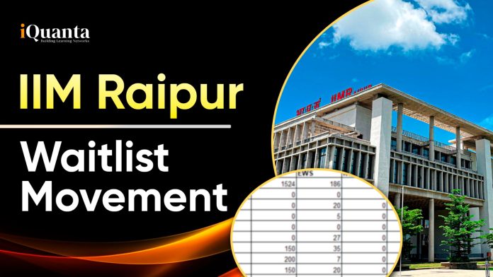 IIM Raipur Waitlist Movement
