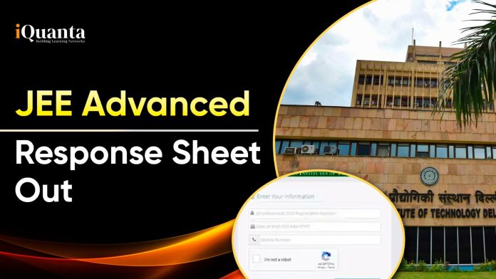 JEE Advanced Response Sheet Out