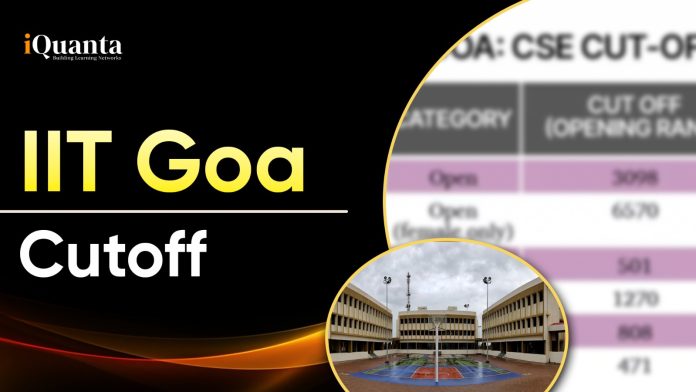 IIT Goa Cutoff 2025