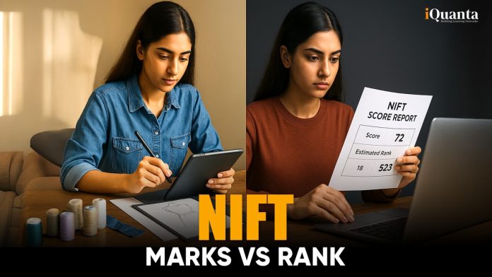 NIFT Marks vs Rank