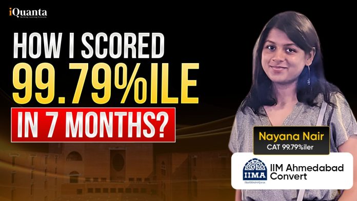 CAT Topper Naina Nair secured 99.79 percentile CAT Topper Naina Nair secured 99.79 percentile