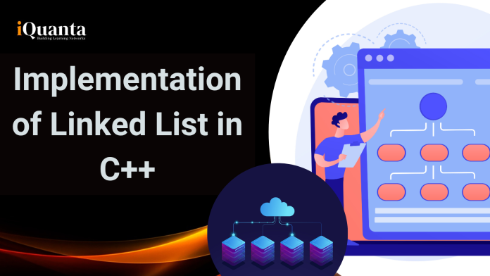 implementation of linked list in C++