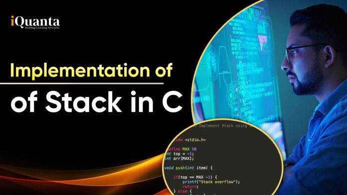 Implementation of stack in C