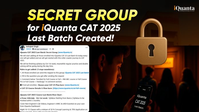 CAT 2025 Secret Group